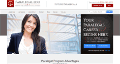 Desktop Screenshot of paralegal.edu