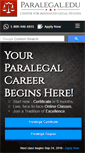 Mobile Screenshot of paralegal.edu