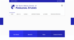 Desktop Screenshot of paralegal.za.org