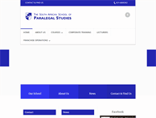 Tablet Screenshot of paralegal.za.org
